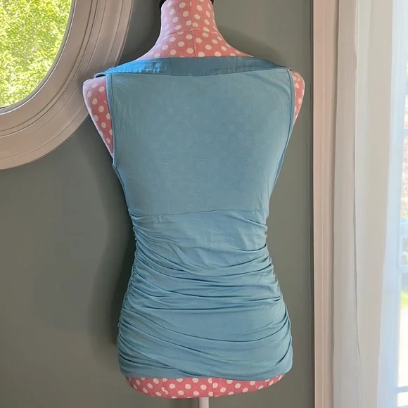 Bebe Ruched Tank Top Size M - Picture 4 of 8